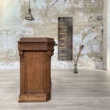 Solid oak box countertop, circa 1900.