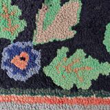 Tapis ancien fait main American Hooked 65cm x 168cm - 1C989