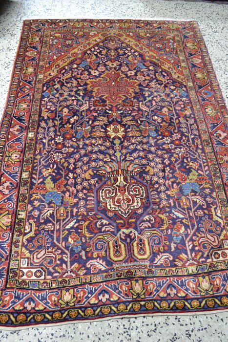 Tapis persan bidjar ancien tribu 134x214cm