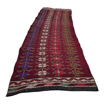 Vintage turkish kilim runner , 292 x 90 cm