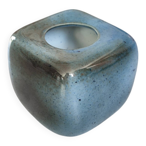 Bougeoir cube porcelaine