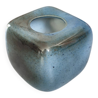 Virebent Vintage 60-70s porcelain cube candlestick