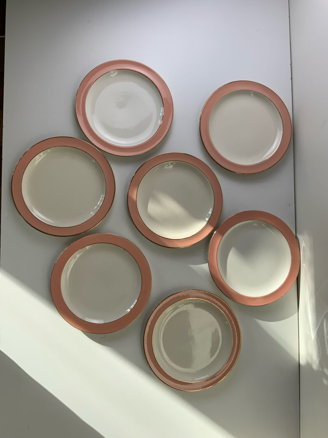 Vintage dessert plates