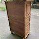 Renovated Spanish secretary in solid oak, 19th century