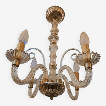 Lustre murano en cristal