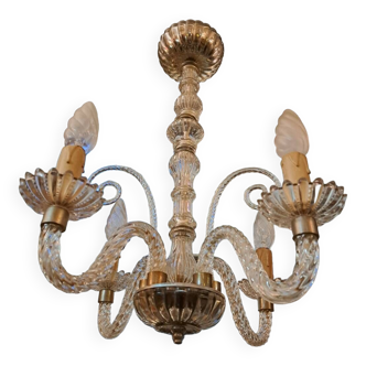 Murano crystal chandelier