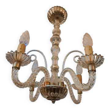 Murano crystal chandelier