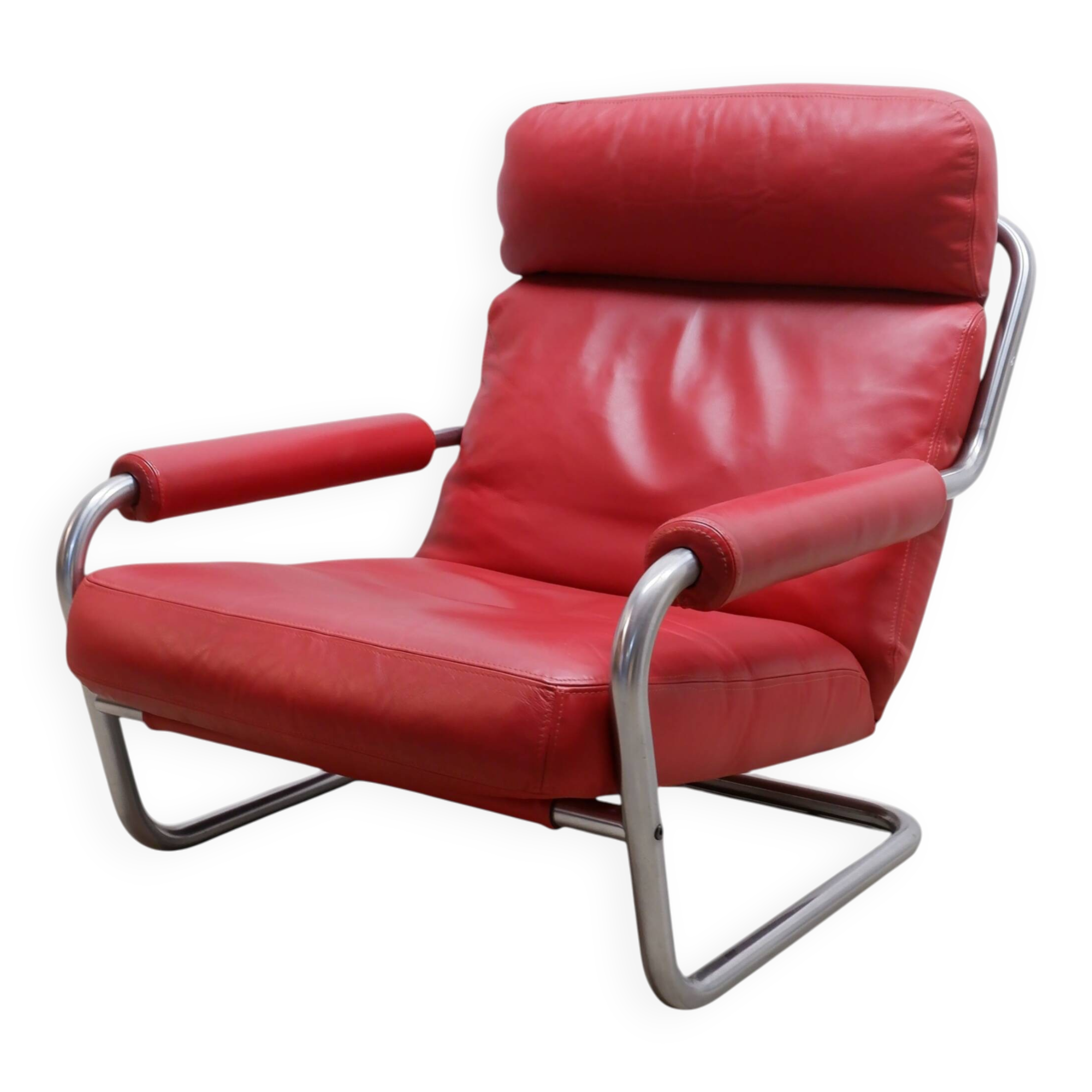 Leather Jan Des Bouvrie armchair, Holland