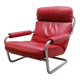 Leather armchair by Jan Des Bouvrie, Netherlands