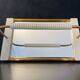 Art Deco Mirrored Appetizer Tray