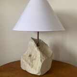 Ancient carved stone lamp