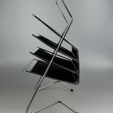 1960s/1970s Newspaper Holder Metal Plastic Space Age Mid Century