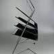 1960s/1970s Newspaper Holder Metal Plastic Space Age Mid Century