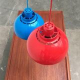 Mid-Century Danish Minisol pendant lamps by K. Kewo for Nordic Solar, 1960s, set of 2