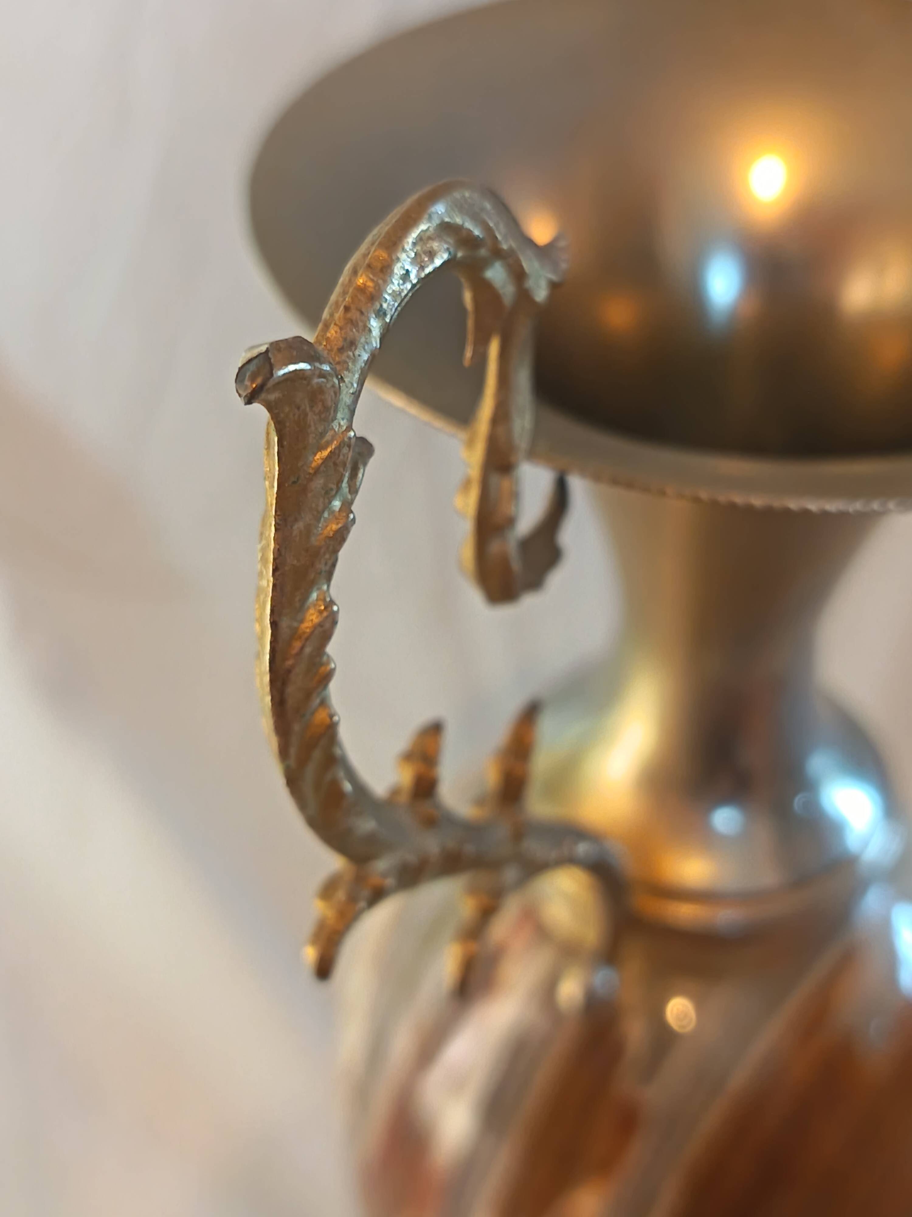 Vase en onyx Vintage.