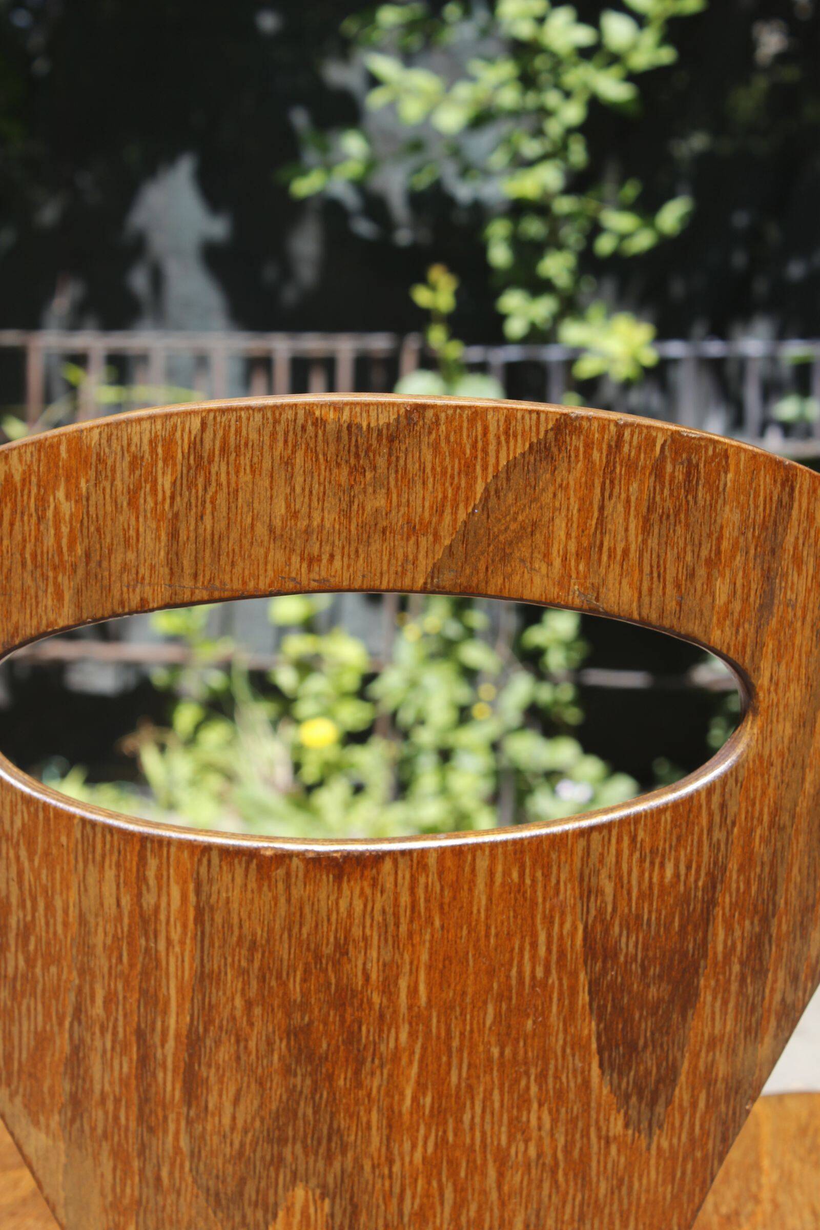 Pair of "Fourmi" bistro chairs Baumann France 1960s