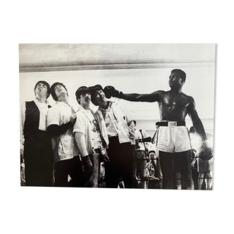 Photo The Beatles and Muhammad Ali in 1964