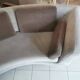 Curved sofa Menlo Park – American Leather – Light grey