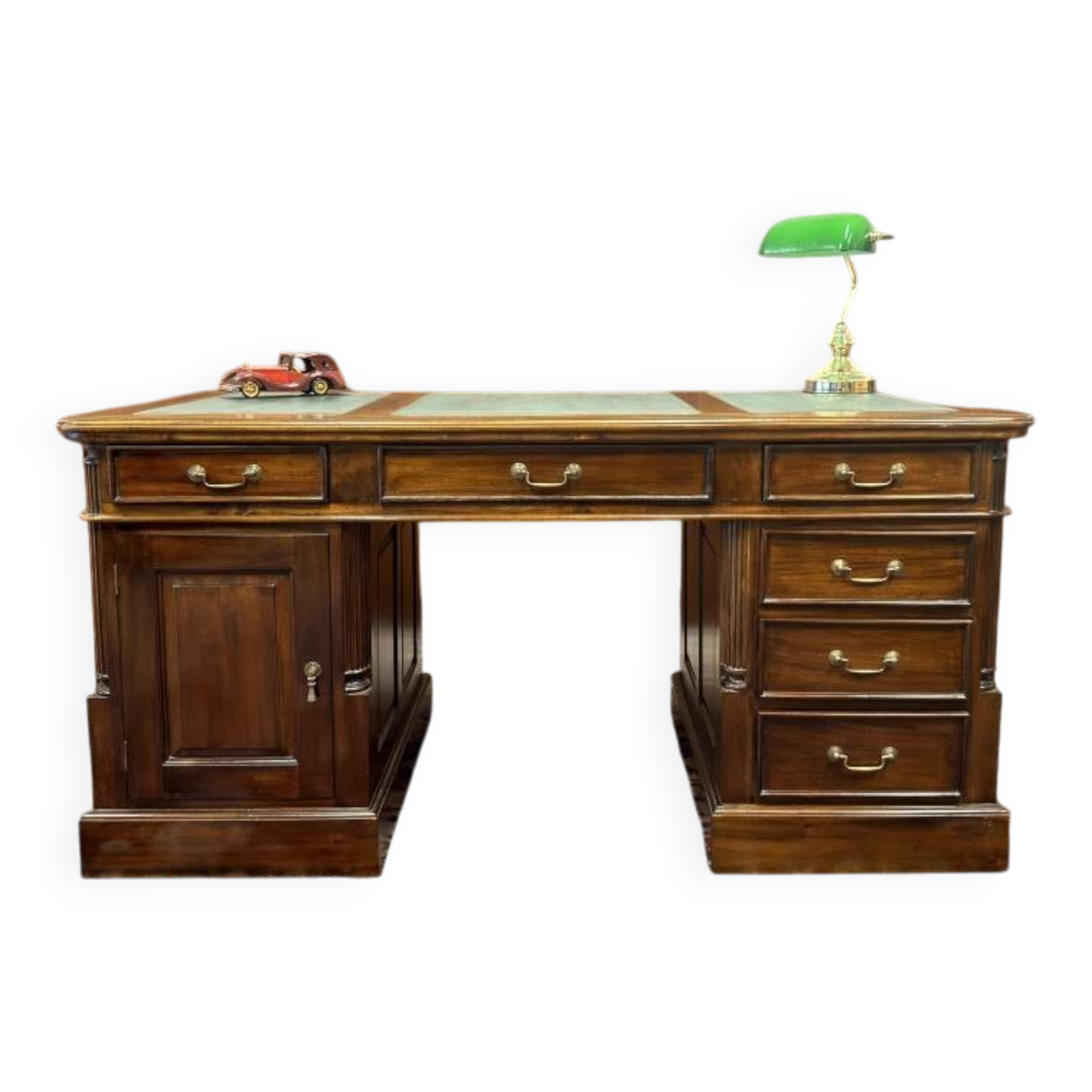 Classic English Chesterfield Desk