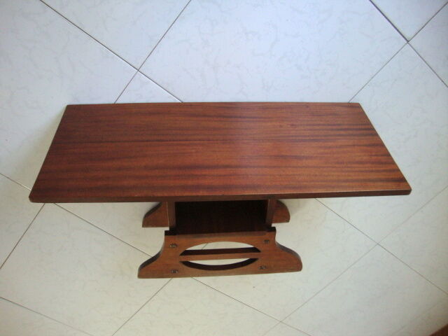 Small teak boat table art deco style 40-50s