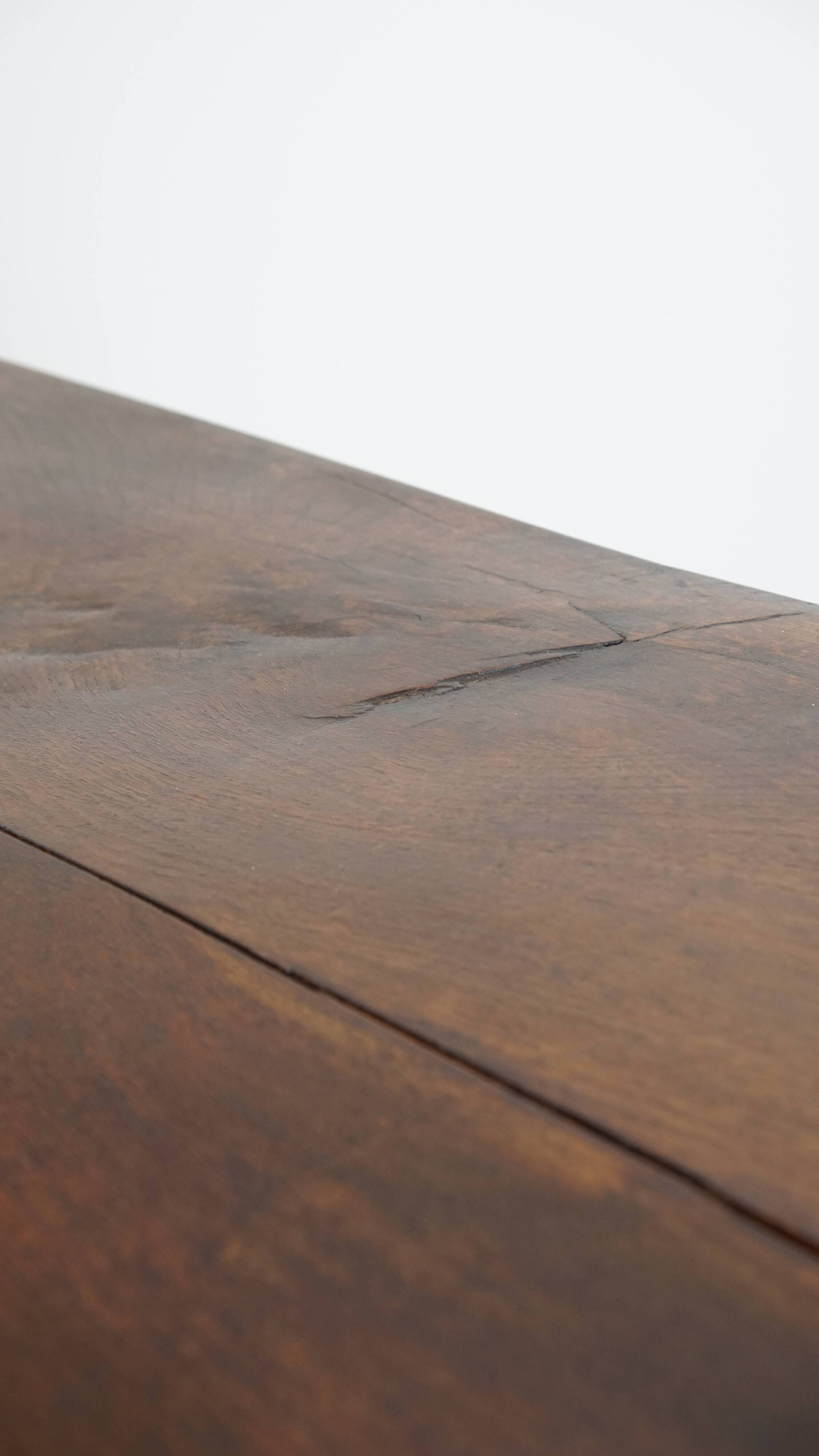 18th-Century Antique English 2-Door Cabinet