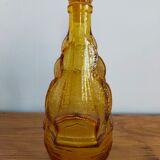 Vintage amber glass bottle