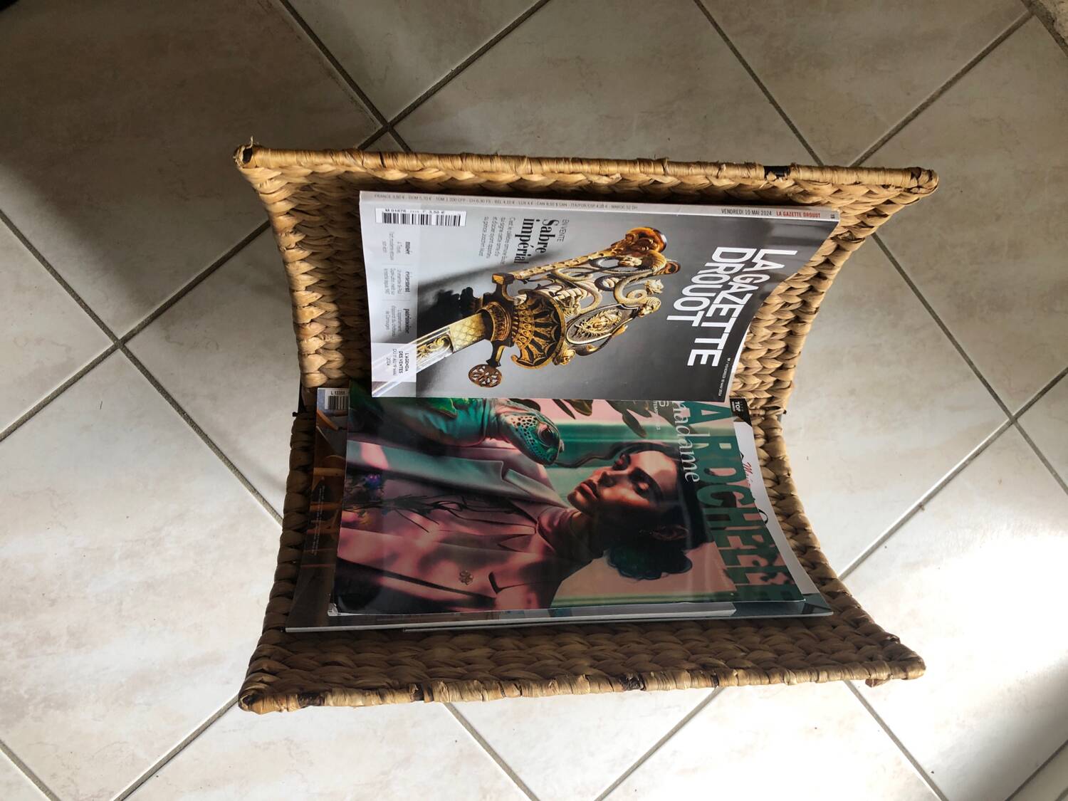 Porte revues gateleg en chêne