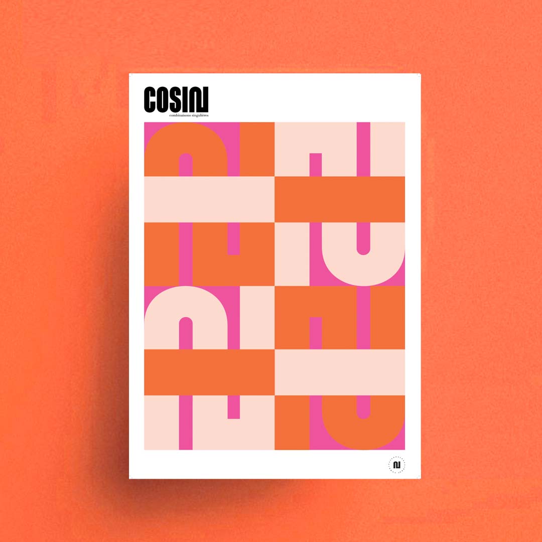 Affiche graphique Cosin Paris