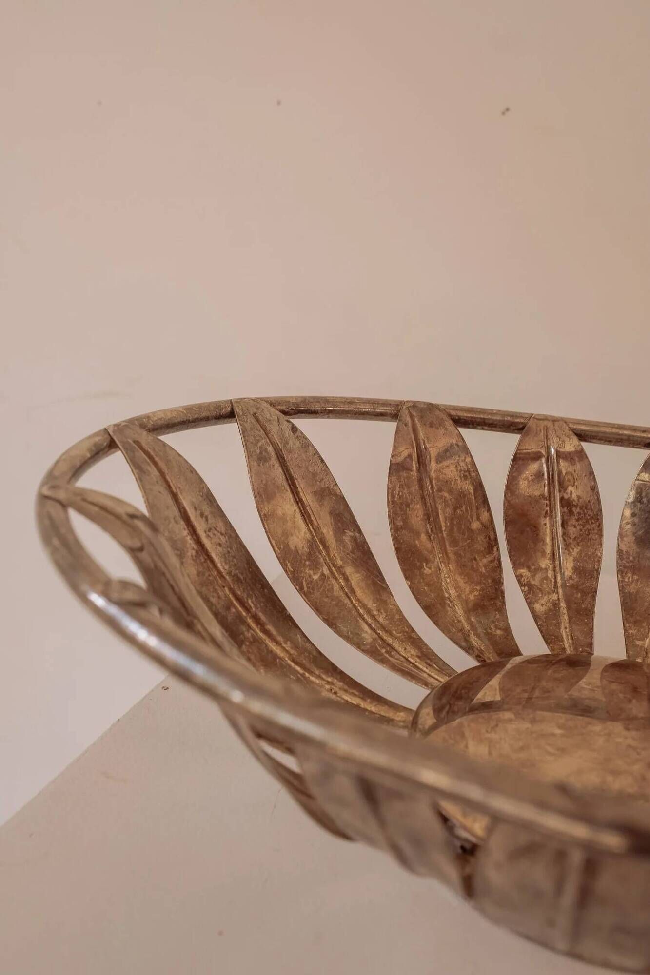 Vintage silver bread basket