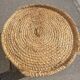 Vintage rattan grain basket