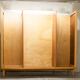 Scandinavian wardrobe 1960 honey color 4 doors L 205 cm