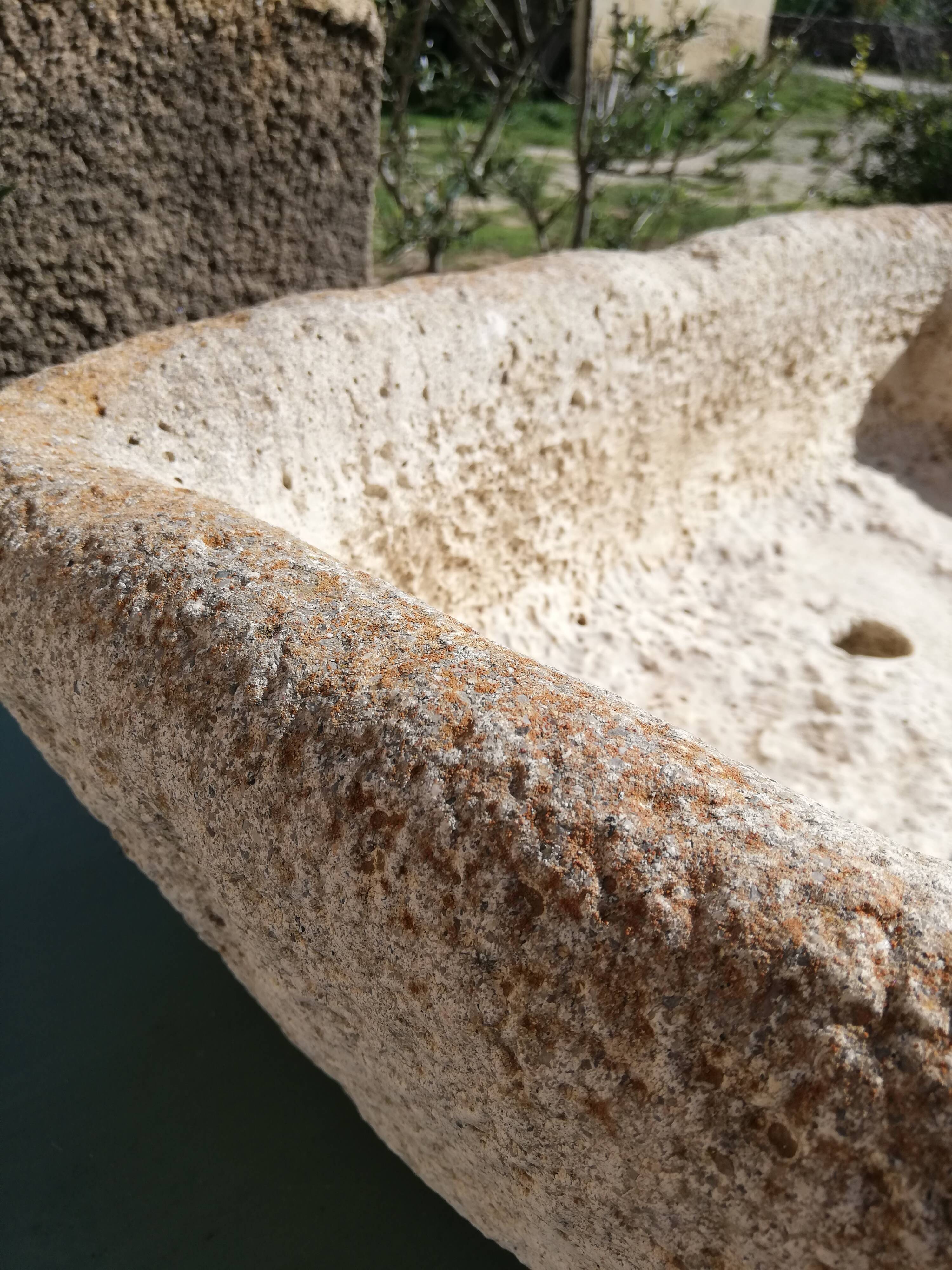 Vintage stone basin