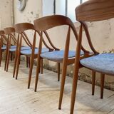 6 chairs by Johannes Andersen