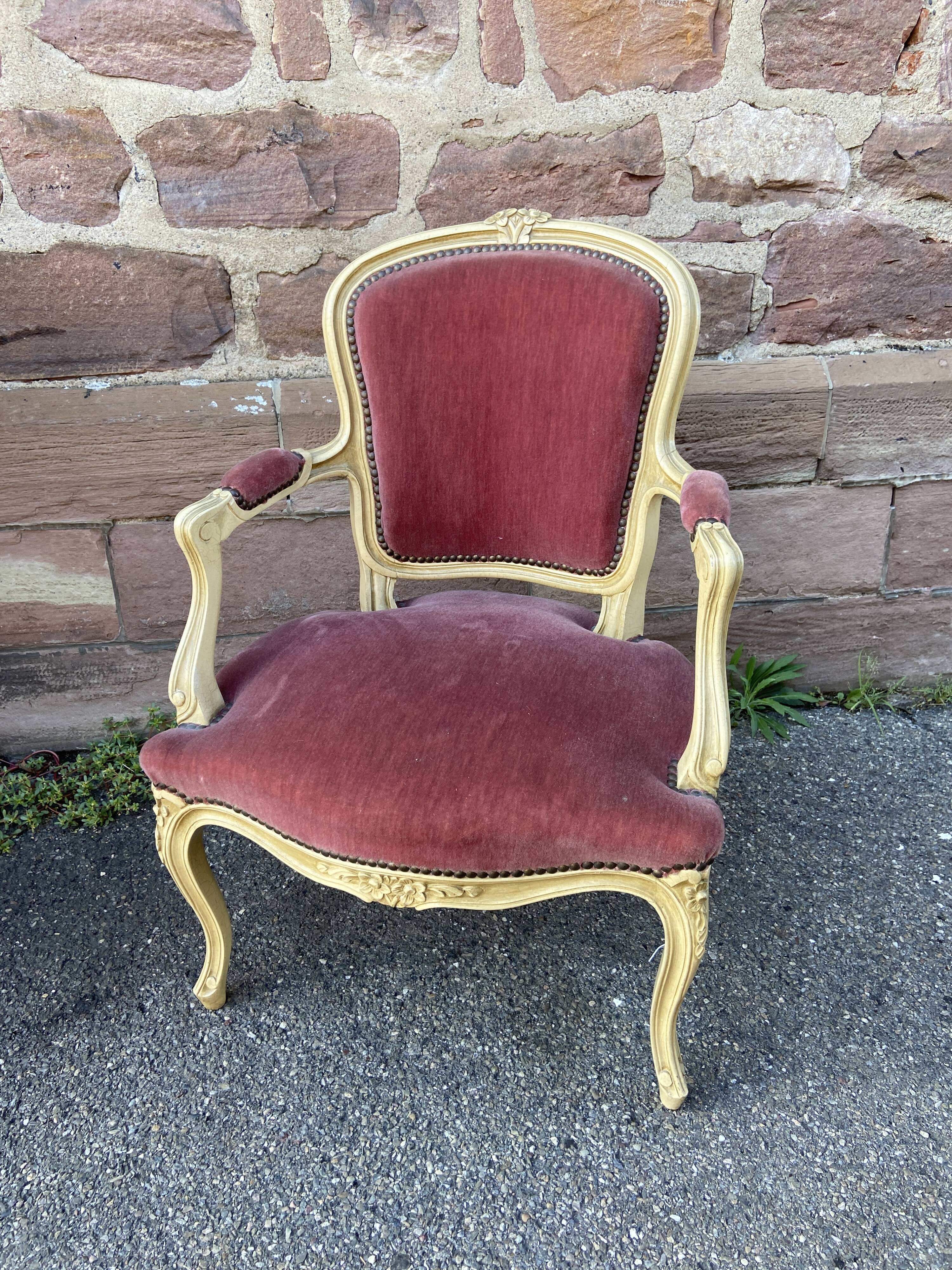 Cabriolet L XV armchair