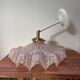 Pink Clichy glass tilting wall light