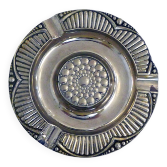 Art Deco chrome ashtray