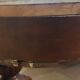Console table in wood and marble