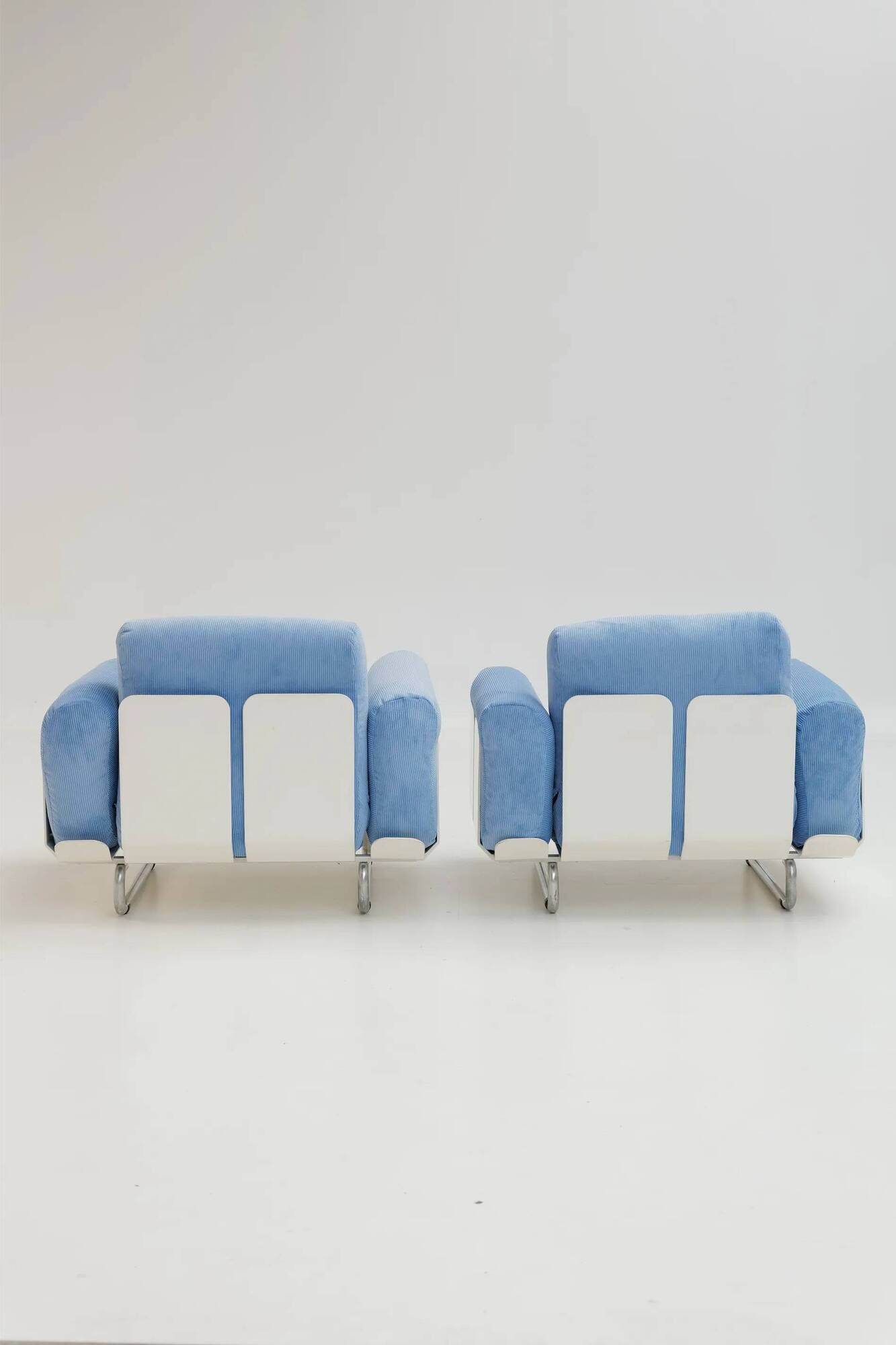 Pair of Senzafine armchairs by Eleonore Peduzzi Riva for Zanotta