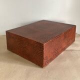 1960s cutlery box with Croco-style coating