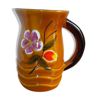 Pitcher flower signed PL France undulate
