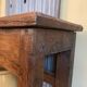 Baker's shelf, kitchen shelf, collection shelf from the early 19th century, oak.