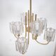Lustre en Verre Cristal de Peill & Putzler, 1970s