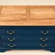 Commode with 3 drawers in Louis-Philippe style – Solid cherry wood – Versailles parquet top