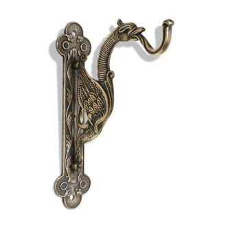Gothic dragon rack, plant door or brass mantle holder