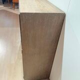 Art Deco Office Cabinet in Limed Oak from De Coene, 1935