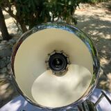 6-lamp vintage 70'S chrome pendant light