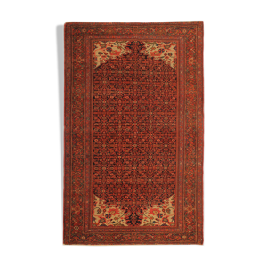 tapis de laine orange