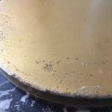 Round brass mirror