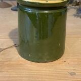 Jam jar with pear pattern Savoyard pottery