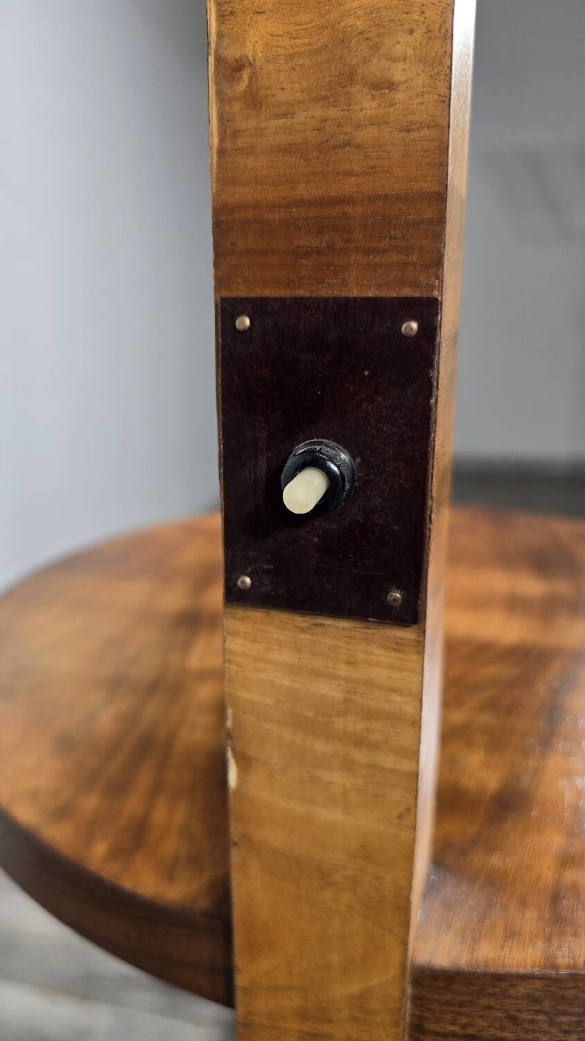 Art Deco Floor Lamp in Wood